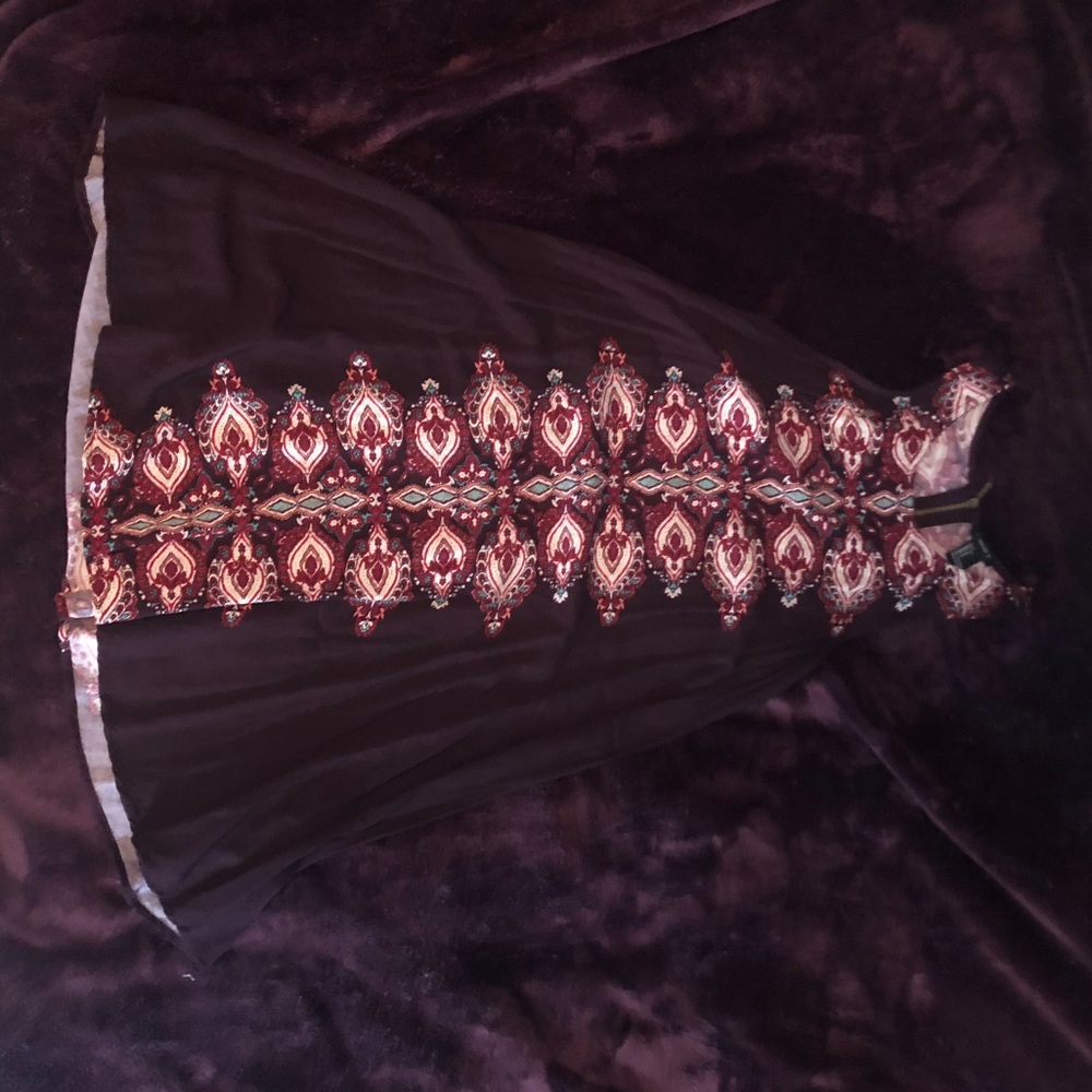 Burgundy Dress